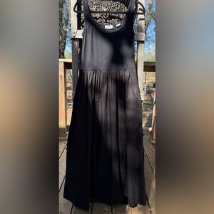 MARELLA NYC Black A-Line Midi Dress